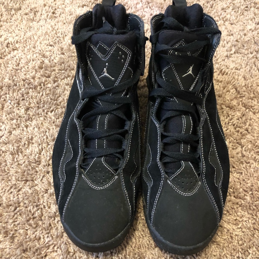 Air Jordan 7s (size 11) black suede